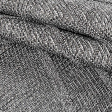 Dış Mekan Balkon Teras Mutfak Halısı İskandinav tarzı Geometrik desenli Gri Halı