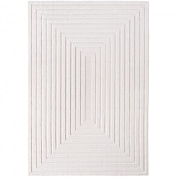 Krem Sisal 3D Bordürlü Halı İç Dış Mekan Teras Balkon Salon Mutfak Oda Çocuk Halısı