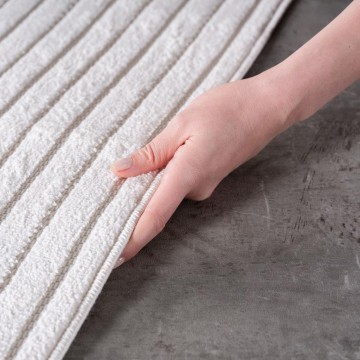 Krem Sisal 3D Bordürlü Halı İç Dış Mekan Teras Balkon Salon Mutfak Oda Çocuk Halısı