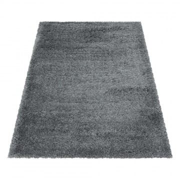 Supersoft yumuşak Shaggy Halı 3 cm Hav yüksekliği düz Açık gri