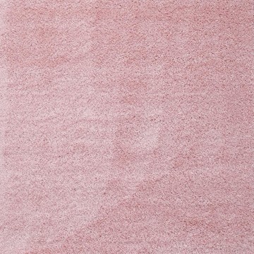 Yuvarlak Shaggy Halı Post Pelüş Halı Salon Halısı Oda Halısı 30 mm tüylü Düz Pembe renkli
