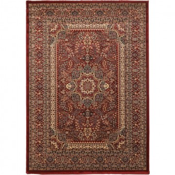 Klasik desenli Salon Halısı Dokuma Halı Iran tarzı süslemeli Bordo Siyah Krem