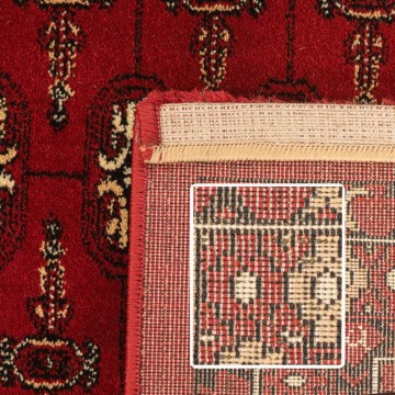 Klasik desenli Salon Halısı Dokuma Halı Madalyon süslemeli Bordo Siyah Bej