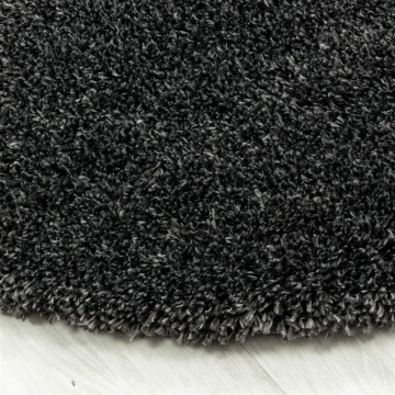 Süpersoft yumuşak Shaggy Halı Salon Halısı 3 cm Hav yüksekliği düz koyu Gri